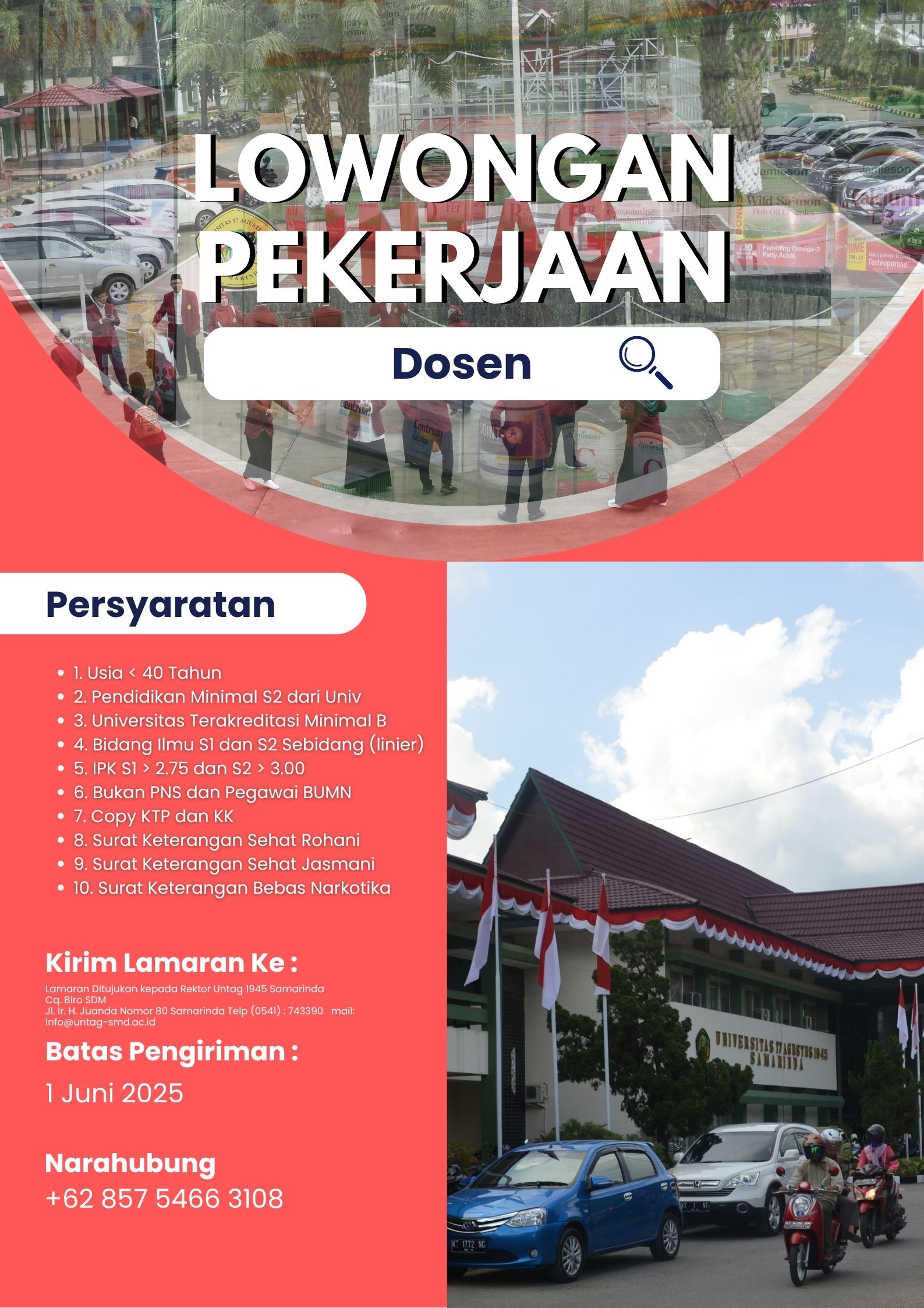 Lowongan Dosen Kehutanan 2025